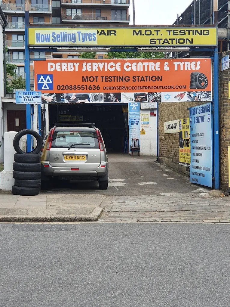 Derby Service Centre exterior — MOT Testing Station, 2A Griffin Road Plumstead SE18